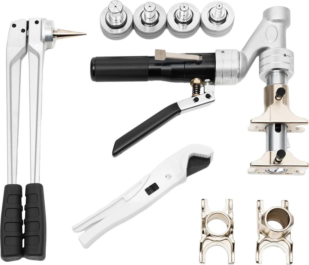 Gleithülse Presszange - SD-1632 - 16–32 mm - Wechselbare Backen - Robust und langlebig - Hohe Effizienz - - Schwarz