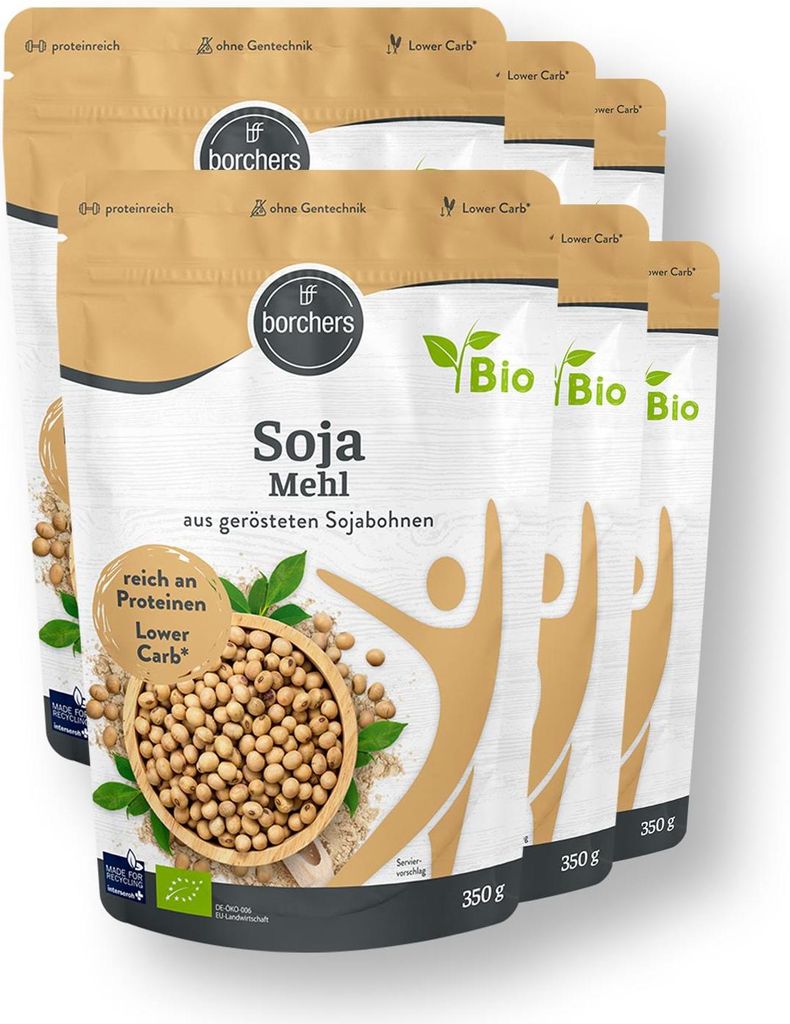 BORCHERS 6x  Premium Sojamehl (6x350g) Produktbild 