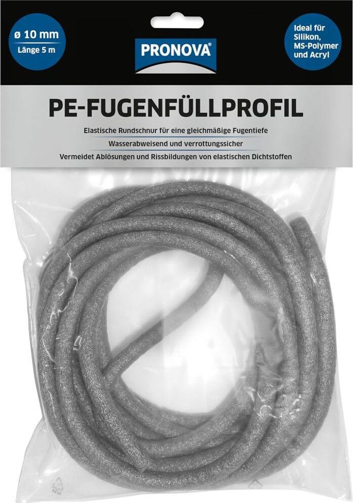 PE-Fugenfüllprofil 10 mm, 5 m