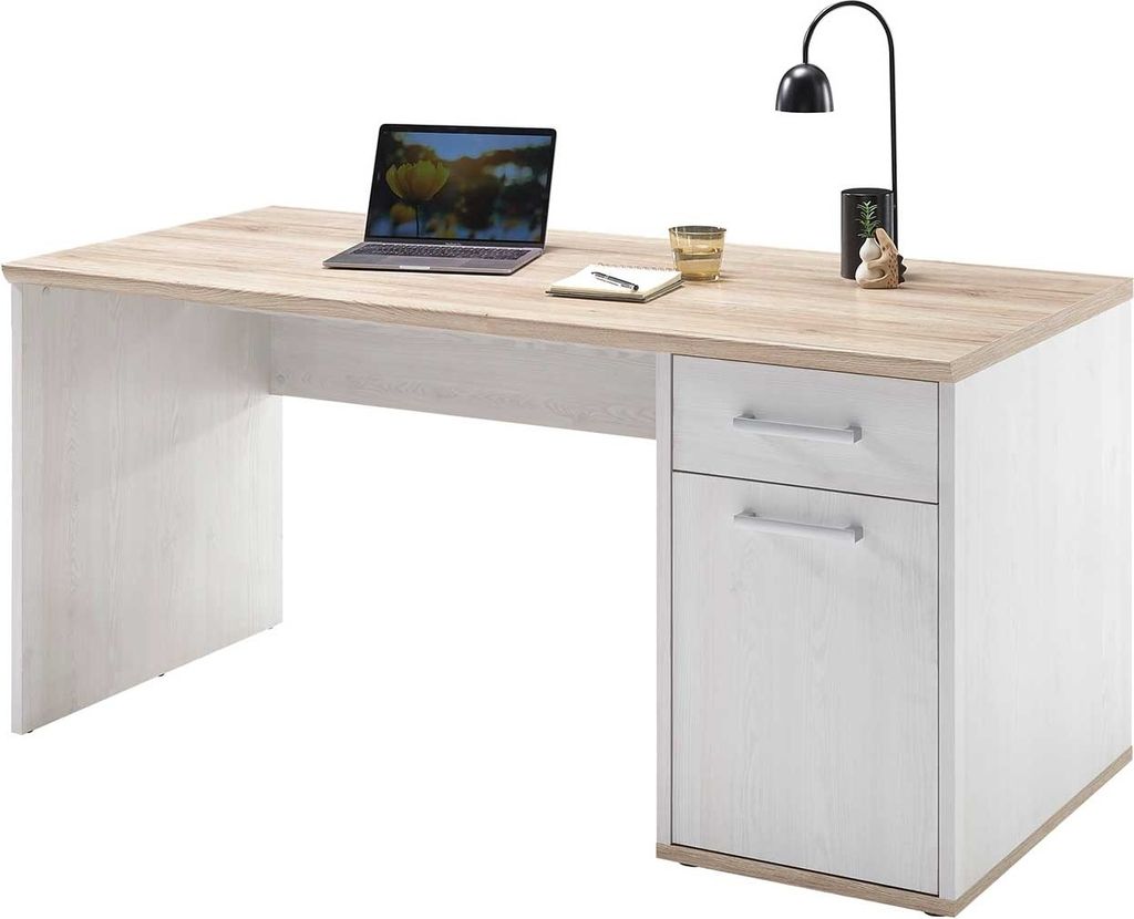 Schreibtisch - Sibiu Lärche Nachbildung - 160 x 73 cm - 1 Produktbild 