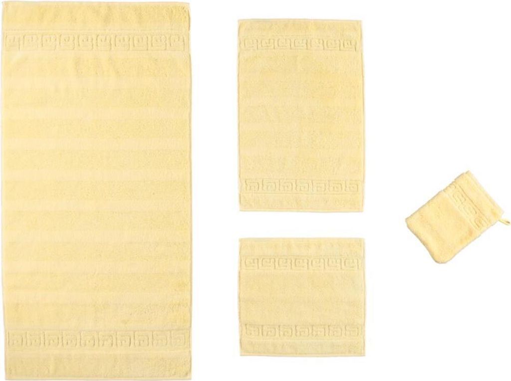 Cawö Duschtuch Noblesse 1001 Farbe honig Größe 80x160cm
