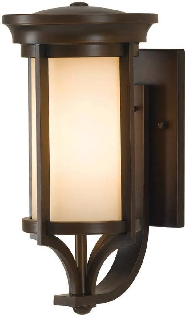 Applique extérieure E27 Merrill Feiss étanche IP44 Finition Bronze 60W