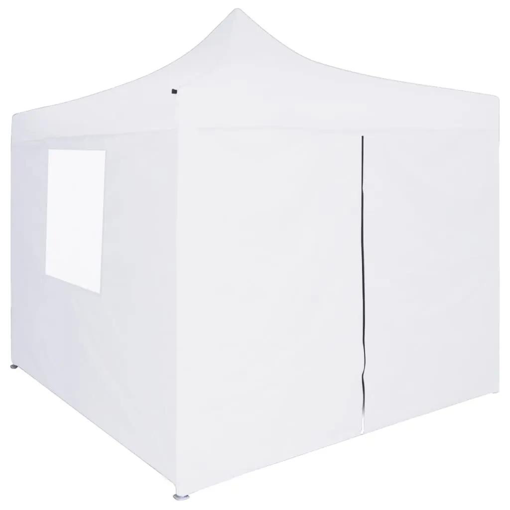 Tenda Professionale 3x3 Pieghevole Bianca con Pareti | Top Gazebo Feste