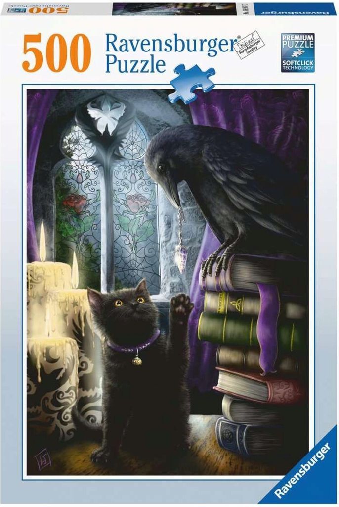 Rabe und Katze im Turmzimmer Ravensburger 16987