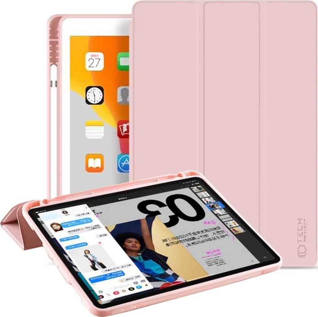 Tech-Protect Sc Pen-fodral för iPad 10.2" 2019-2021 - Rosa