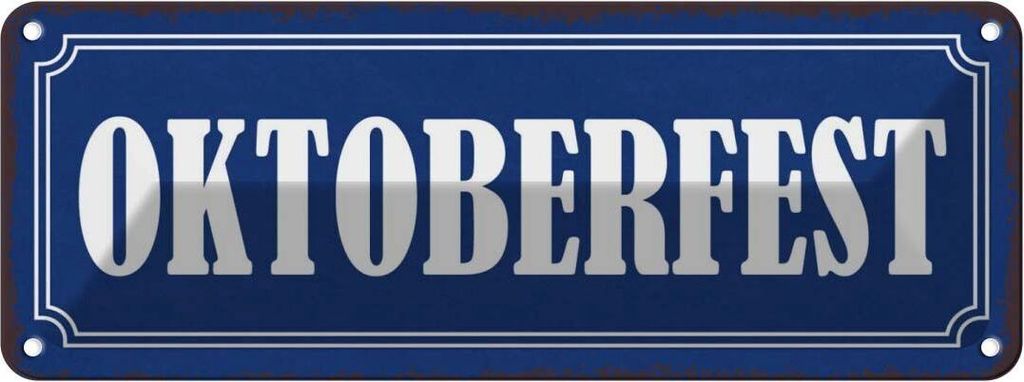 vianmo Blechschild 10x27 cm Bier Essen Trinken Feiern Party