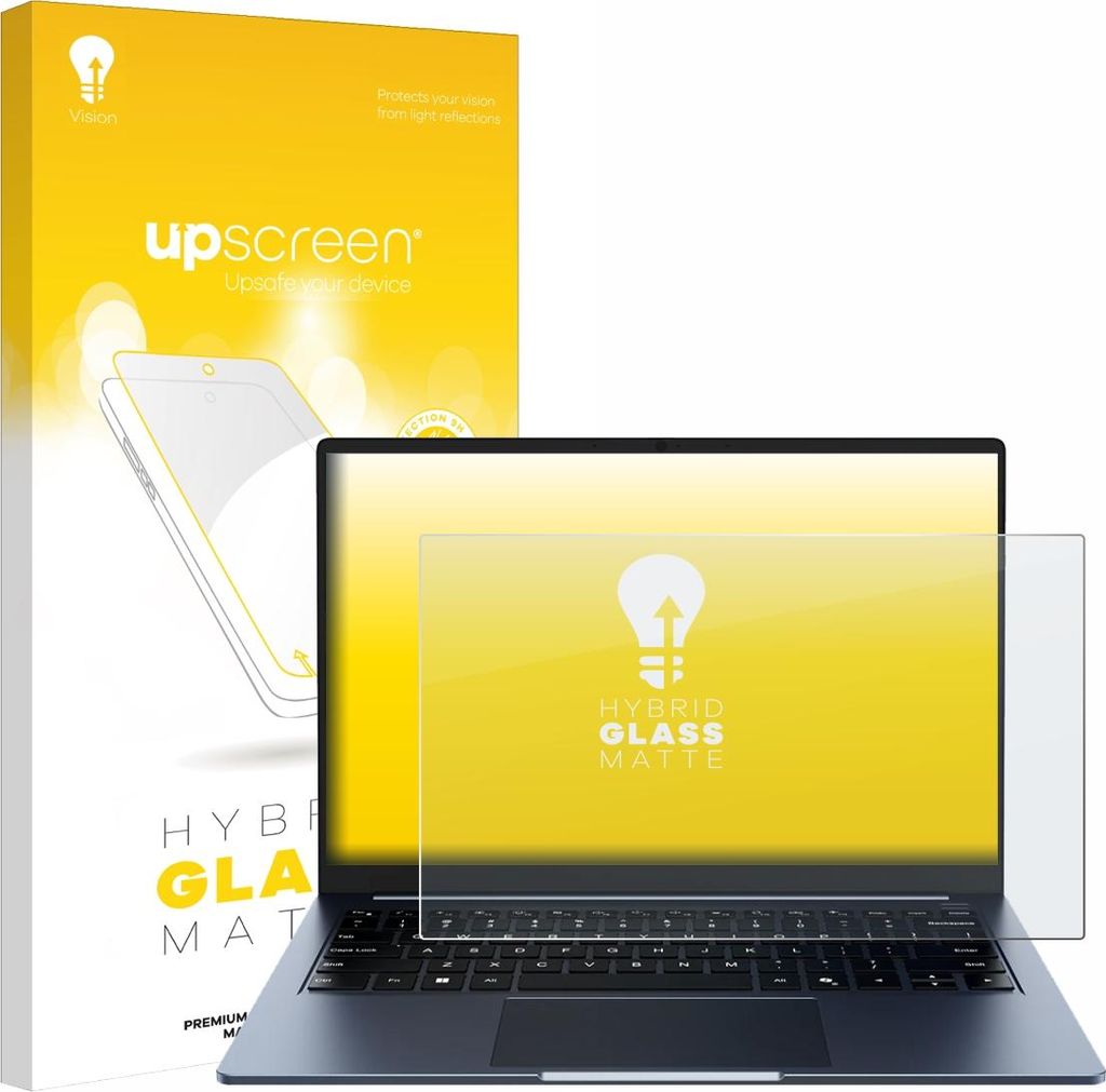 upscreen Entspiegelungs Schutzglas für Chuwi CoreBook Air 14" Schutzfolie Panzer Folie Glas Display Schutz matt