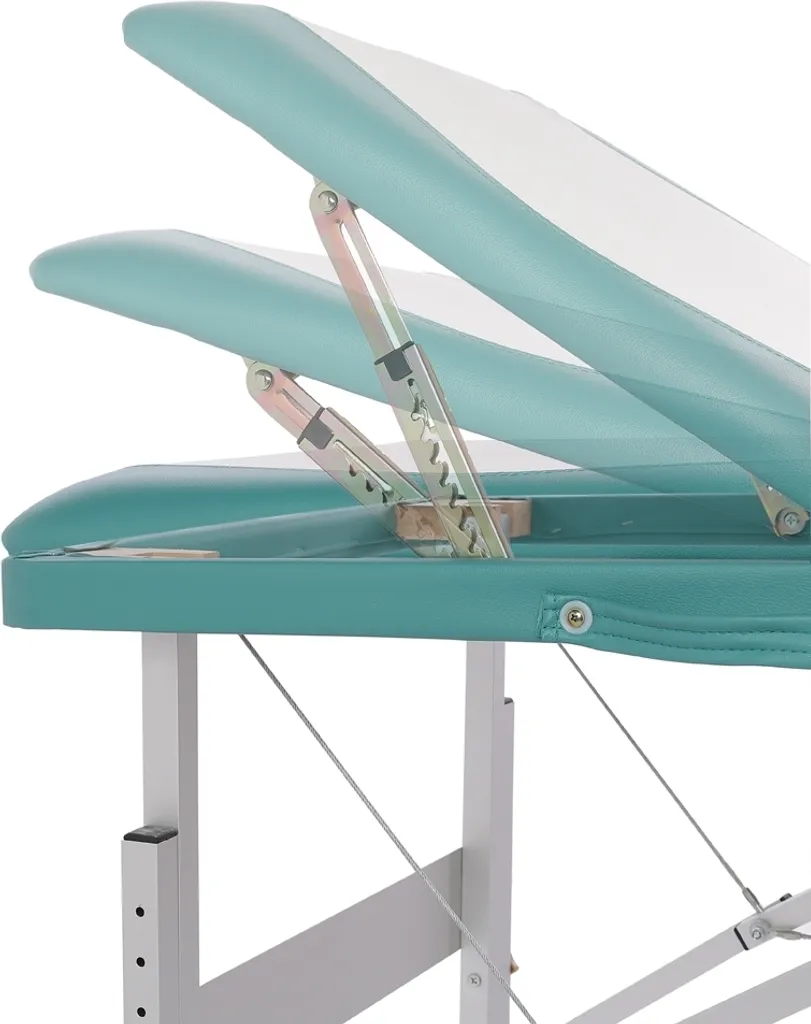 Lettino Massaggio Sportivo 3 Zone Alluminio | Altezza Regolabile Pro - 8