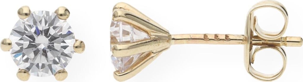 JuwelmaLux Ohrstecker 333 Gold mit Zirkonia JL10-06-1504