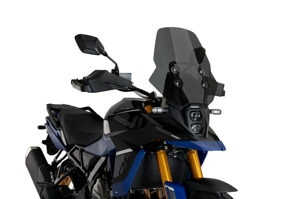 Réduire les turbulences sur Suzuki DL800 avec la Bulle PUIG 21652F