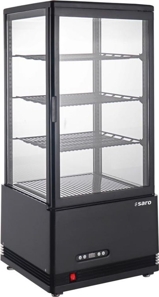 SARO Kühlvitrine SC 70 AV, schwarz