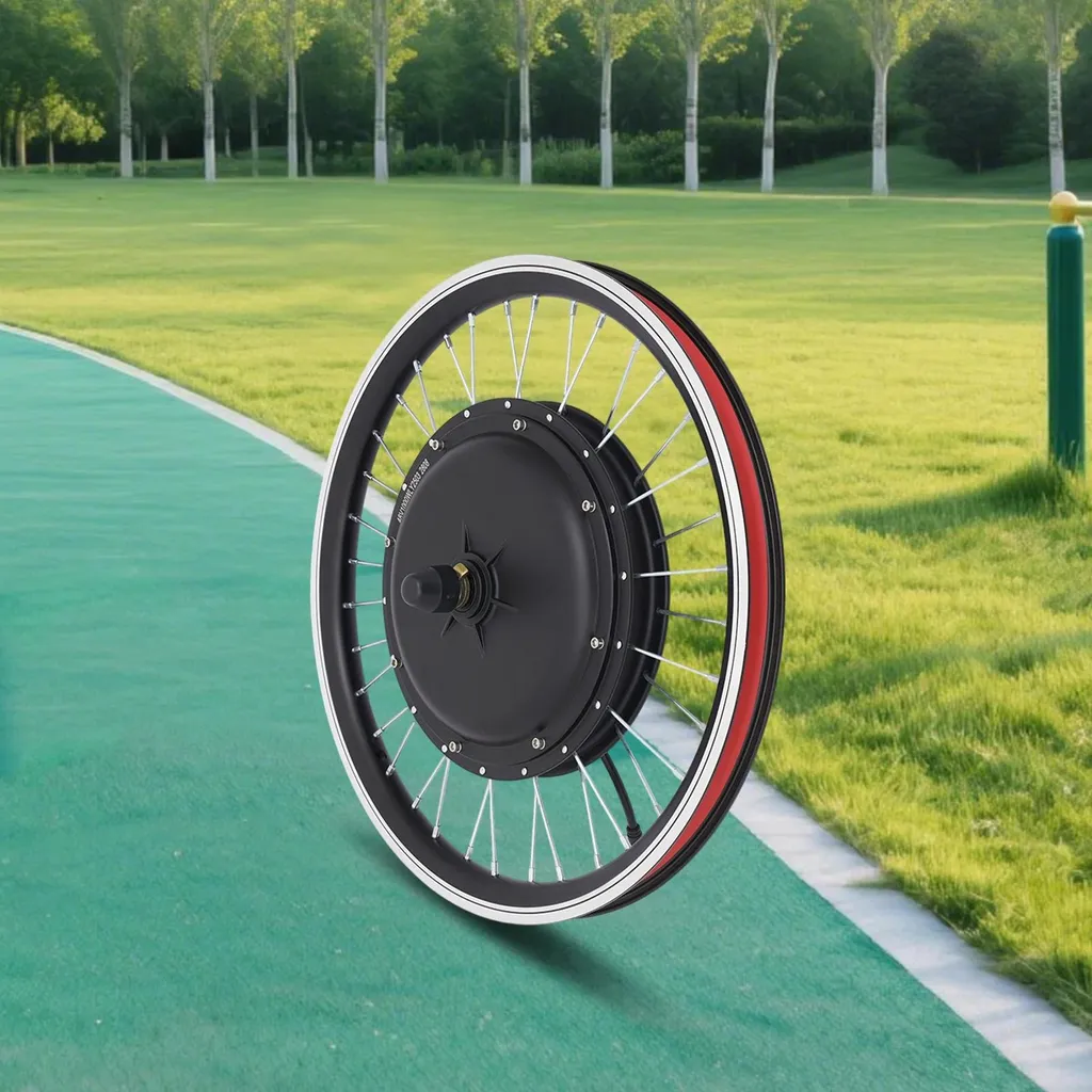 Roue de Vélo Électrique 1000W - Kit de Conversion Complet avec Sacoche - 5