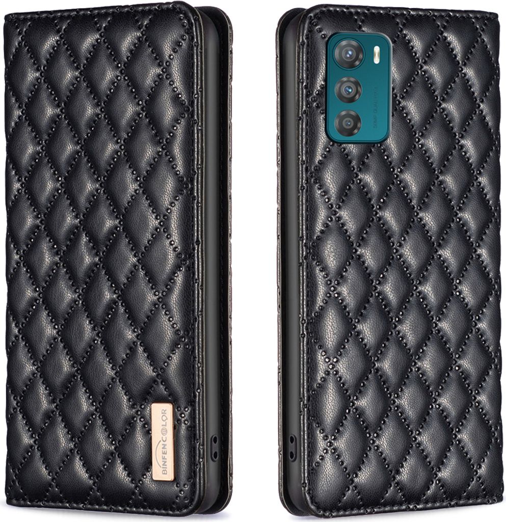 Moto G42 Hülle, Elegant Bookstyle Flip Leder Kartenfächer Produktbild 