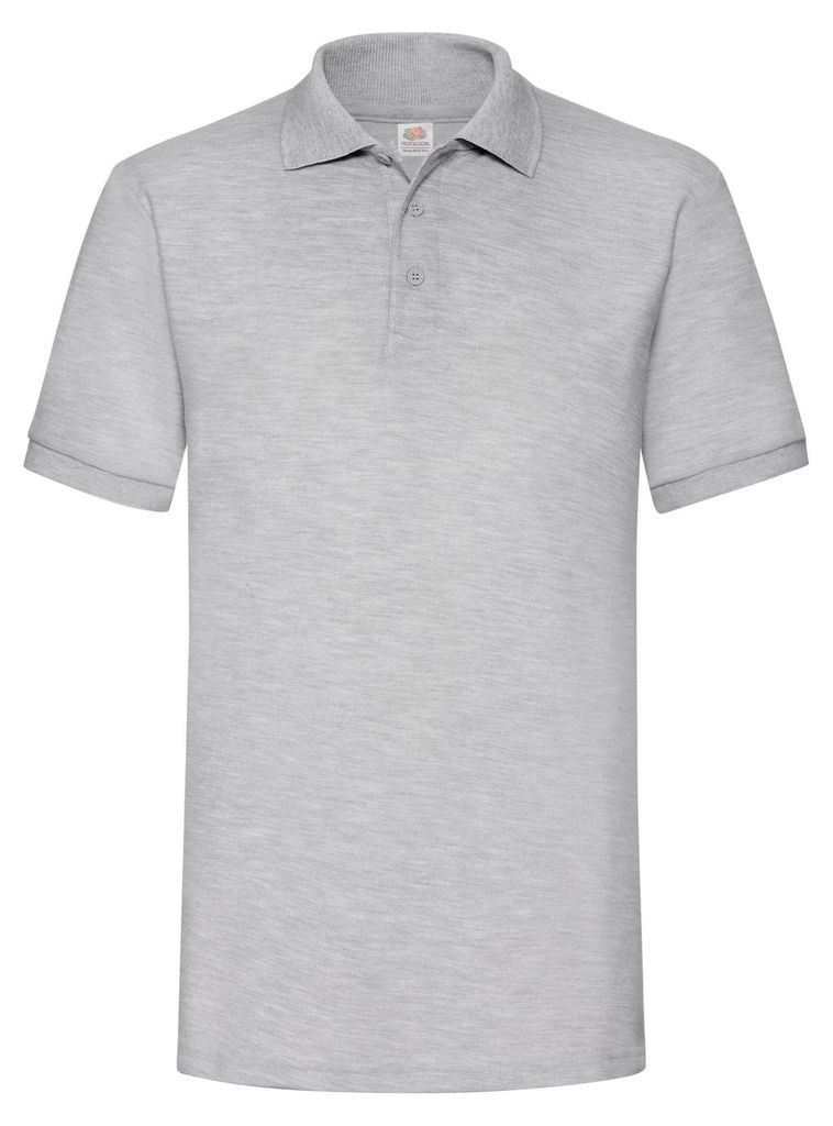 Fruit of the Loom - "65/35" Poloshirt für Herren FK2400 (S) (Grau meliert)