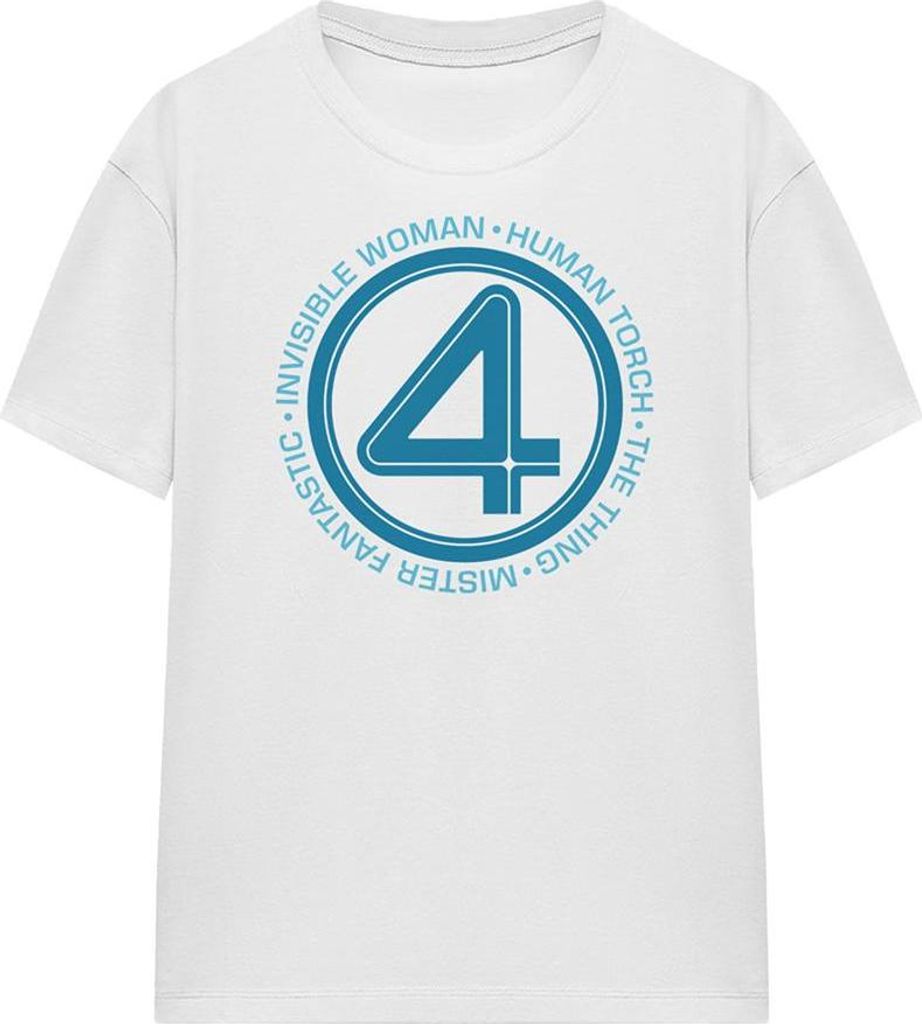Fantastic Four - "Superhero Team" T-Shirt für Damen TV23073 (M) (Weiß)