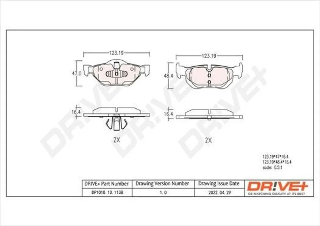 Plaquettes de frein haute performance DP1010.10.1138 pour BMW Série 3 E90