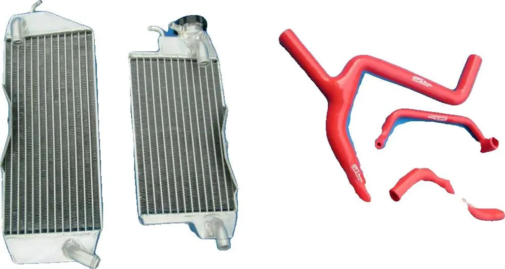Radiateur aluminium rouge pour optimiser le refroidissement de votre auto