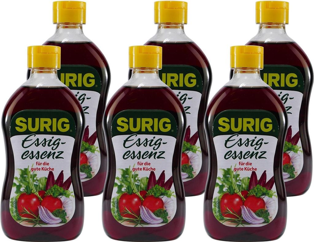 Surig Essig-Essenz Dunkel 24,9% Säure (12 x 400g)