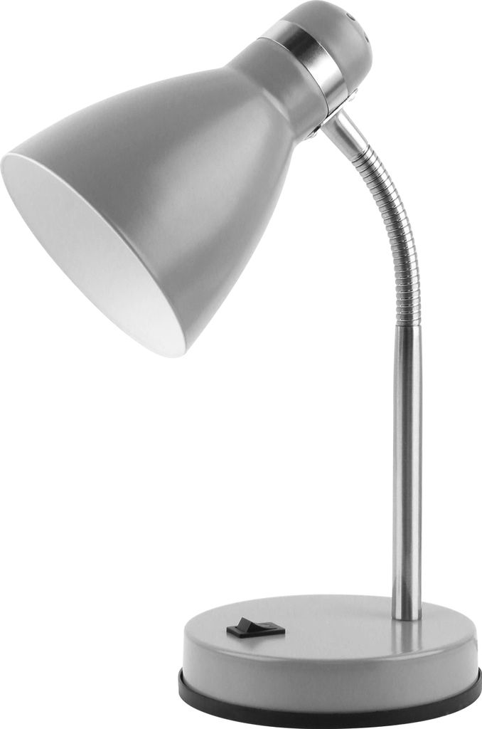 04893 Tischleuchte "Jasmin" matt grau E27 Fassung max. 40W Produktbild 