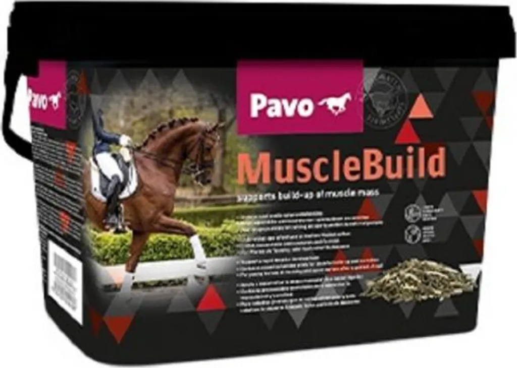 Pavo MuscleBuild 3kg complément alimentaire pour cheval de sport