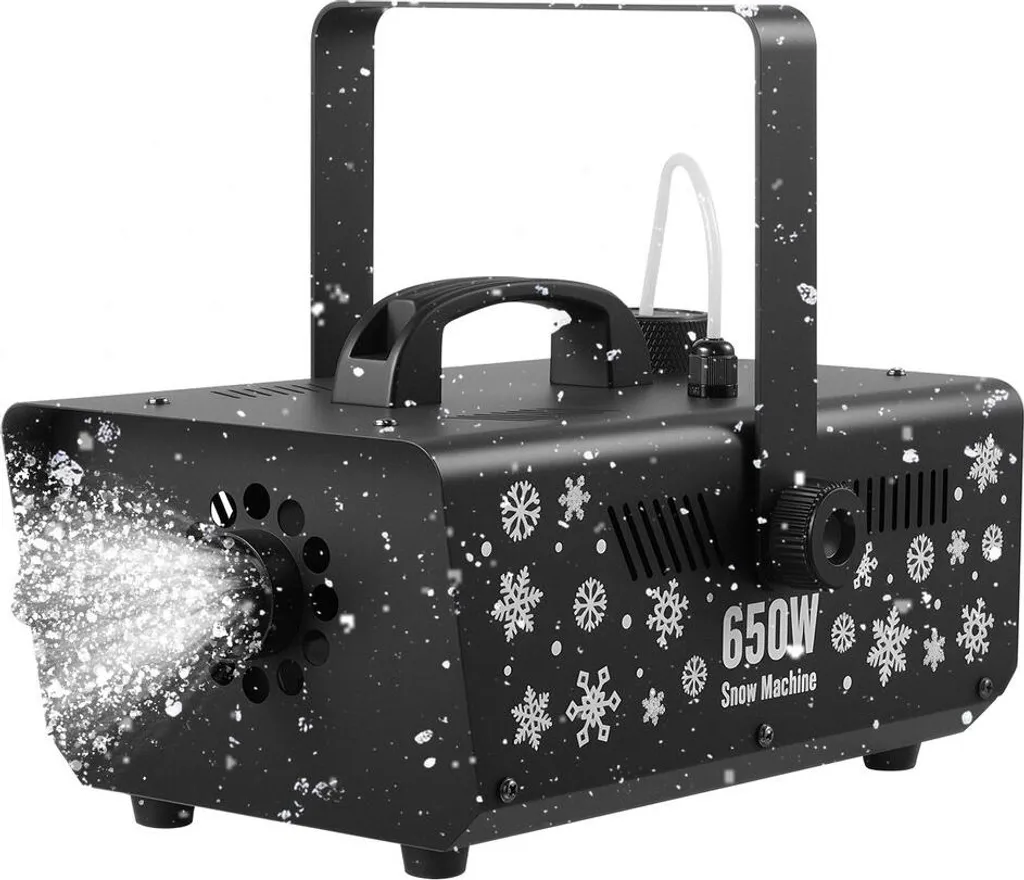 Machine à neige 650W puissante pour flocons artificiels en extérieur