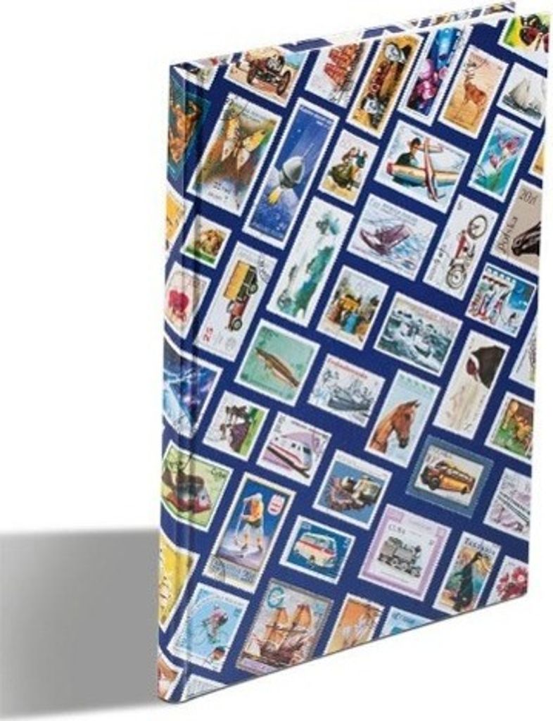 Briefmarken Einsteckbuch HOBBY, 16 weiße Seiten, Einband Produktbild 
