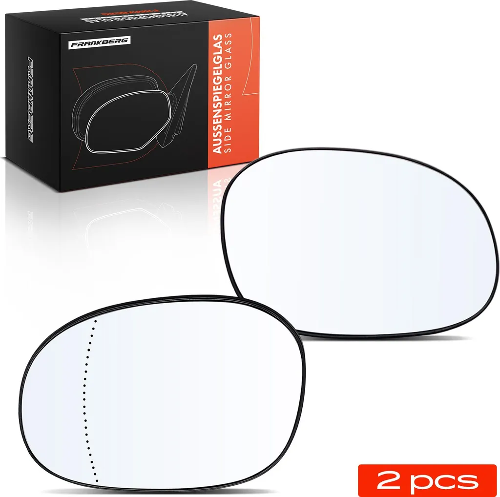 Frankberg 2x Verre de Rétroviseur Gauche et Droit pour Citroën C3 I C2