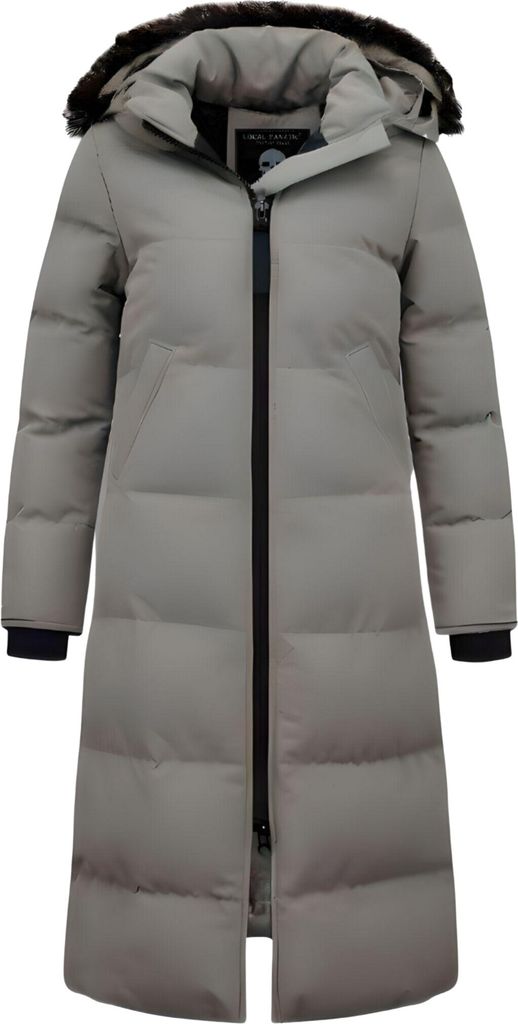 Winterjacke Da Langn Mit Kapuzen Grau - M