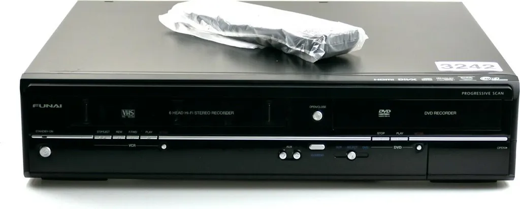Enregistreur DVD et VHS Funai WL6D-M102 pour Copie de Cassettes Vidéo