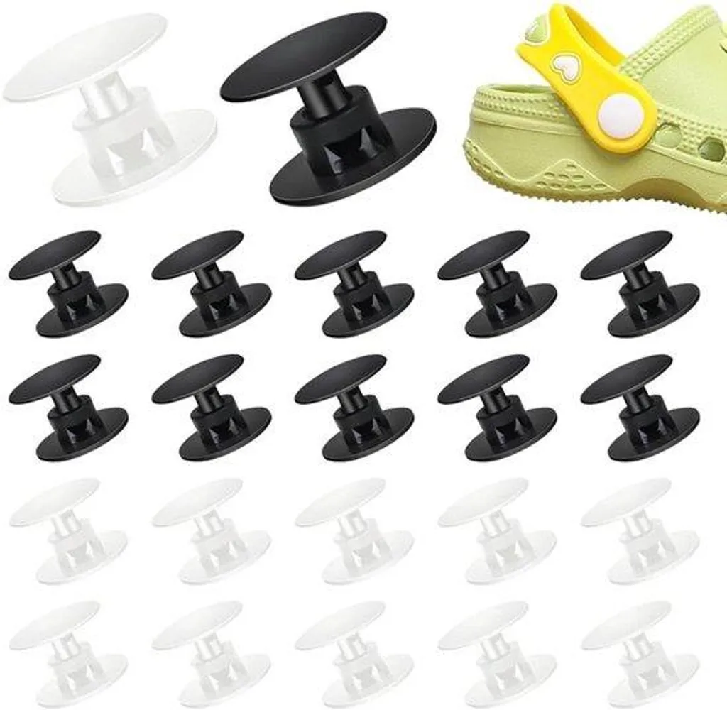 Fixations Rivets Push-In pour Chaussures de Bain et Sabots - Lot de 20 (16x13mm)