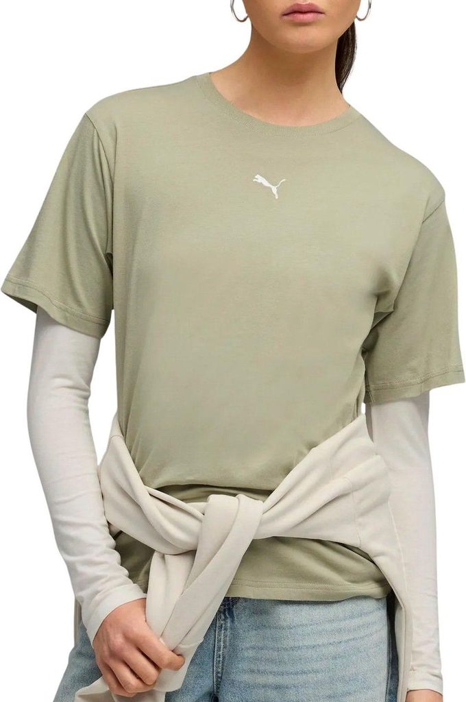 Puma ESS Relaxed Tee - grün, Größe:L