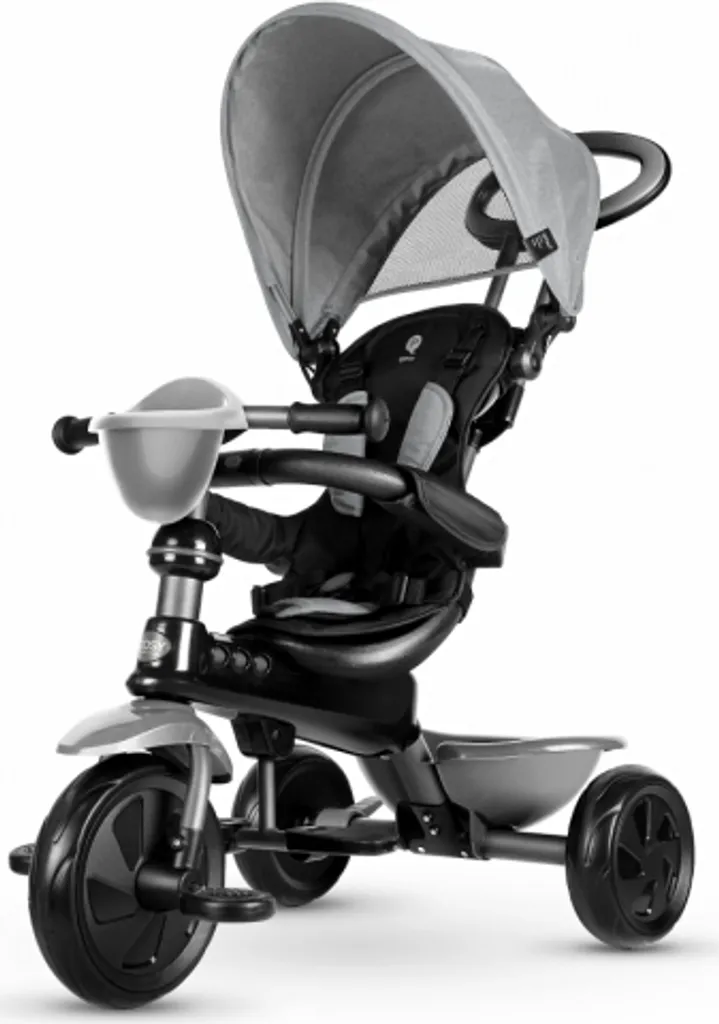 Tricycle Bébé Évolutif Qplay Cosy Gris : Adieu les Sorties Difficiles