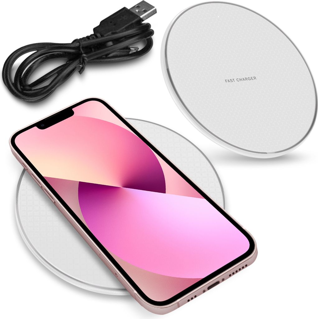 Qi Wireless Schnell Ladestation Apple iPhone 13 Serie 15W 10W Induktiver Charger