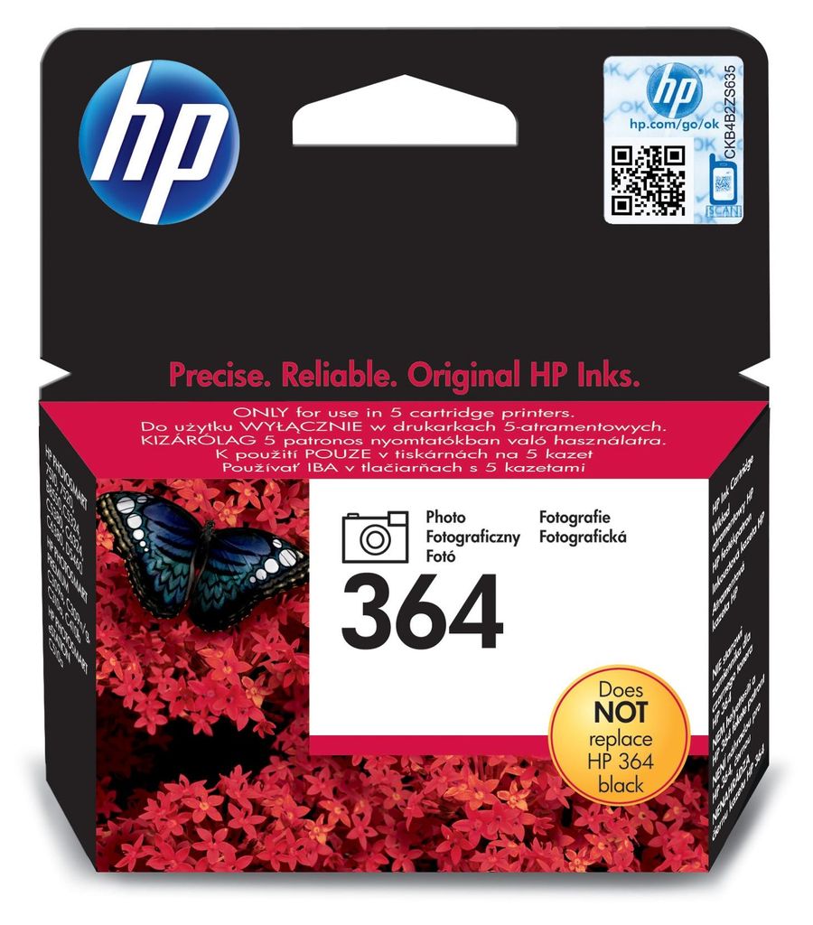 HP 364 Original Foto-Druckerpatrone, Standardertrag, Foto Produktbild 