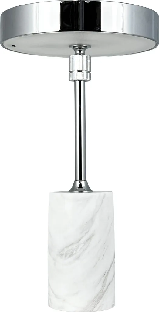 Lampe de table LED marbre sans fil rechargeable USB Starlight Chrome