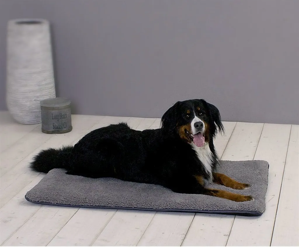 Letto per Cani Sun Garden Malu 100x70x5 Grigio - Eleganza e Benessere
