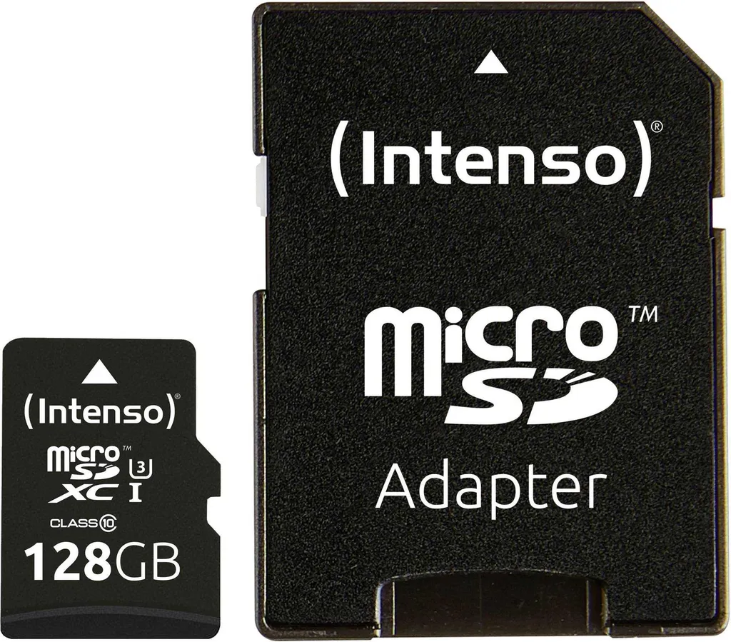 MicroSDXC 128GB Intenso Professional - Memoria Sicura per Dashcam