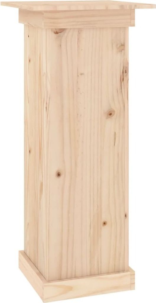 vidaXL Stojak na kwiaty 40x40x90 cm lite drewno sosnowe Zdjęcie produktu 