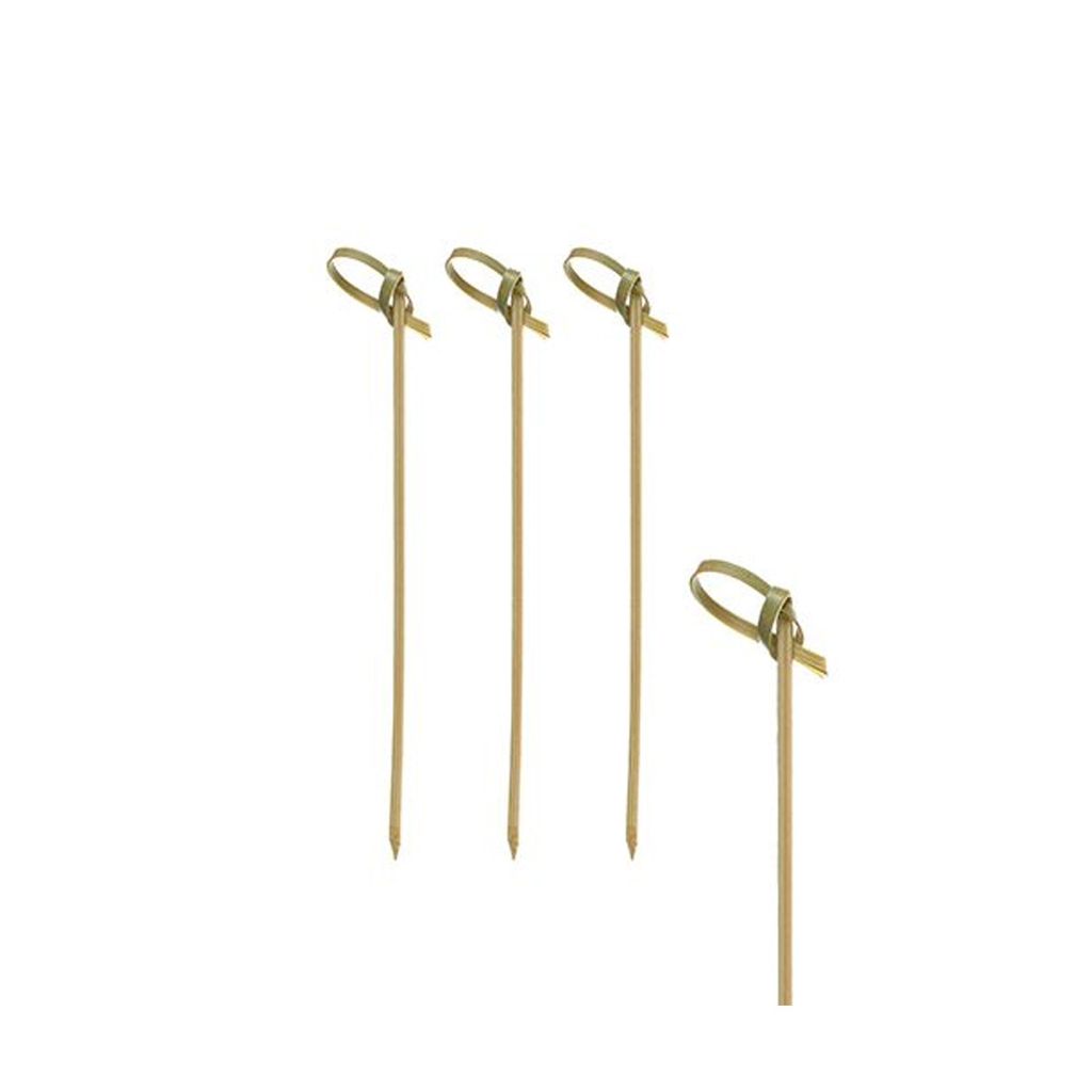 Papstar bambusowe szaszłyki do finger food wiązane 10 cm Zdjęcie produktu 