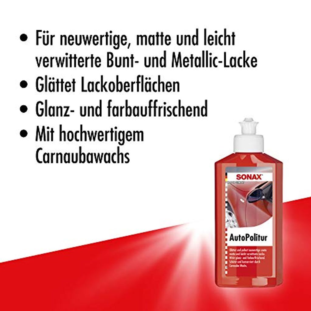 Sonax AutoPolitur 250 Milliliter Dose Reifen Produktbild 7
