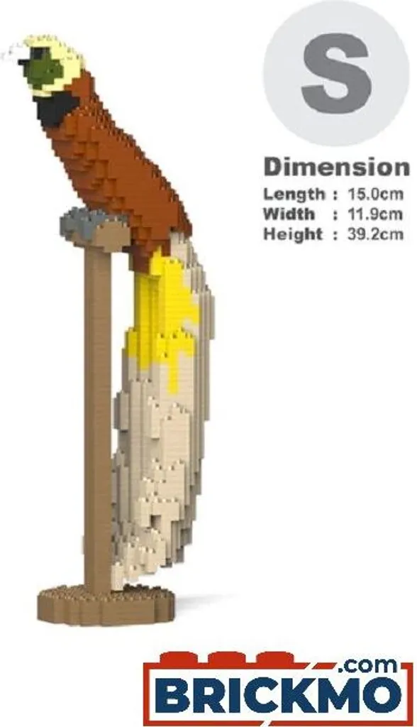 Oiseau de Paradis JEKCA ST19BD16 : Kit de Construction sans Colle DIY