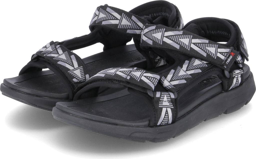 Rieker Herrenschuhe Sandalen Schwarz Freizeit, Schuhgröße:47 EU