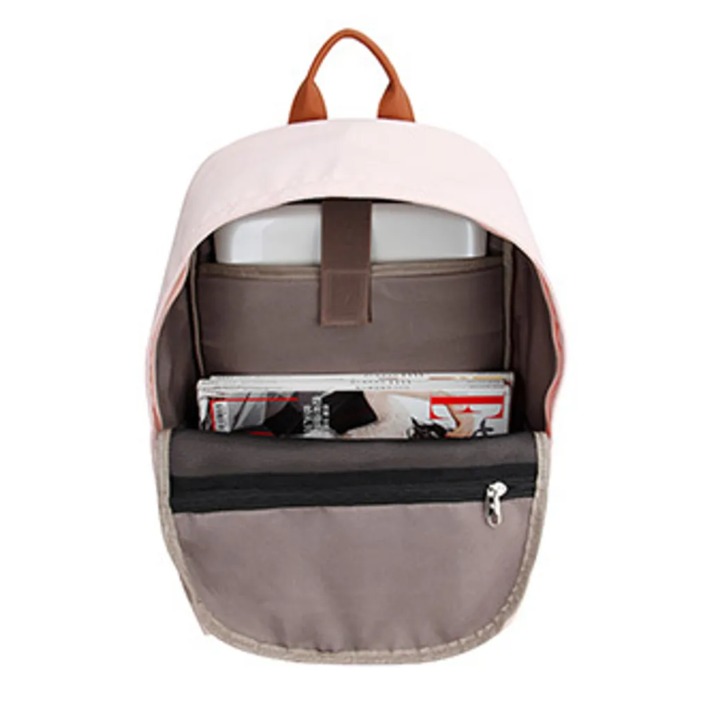 Sac à dos ordinateur BESTLIFE BB-3542P School COL-CAKE rose robuste