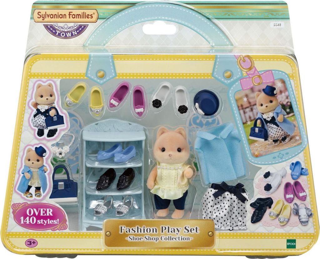 Sylvanian Families 5541 Mode Spielset mit Karamel Hund - Puppenhaus Spielset