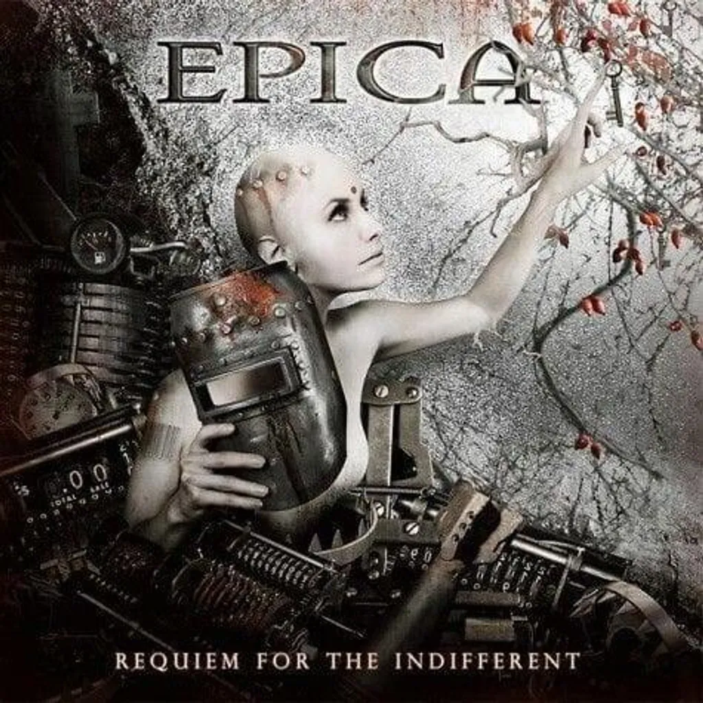 Epica Requiem For The Indifferent Vinyle de Couleur Rouge Transparent 2LP