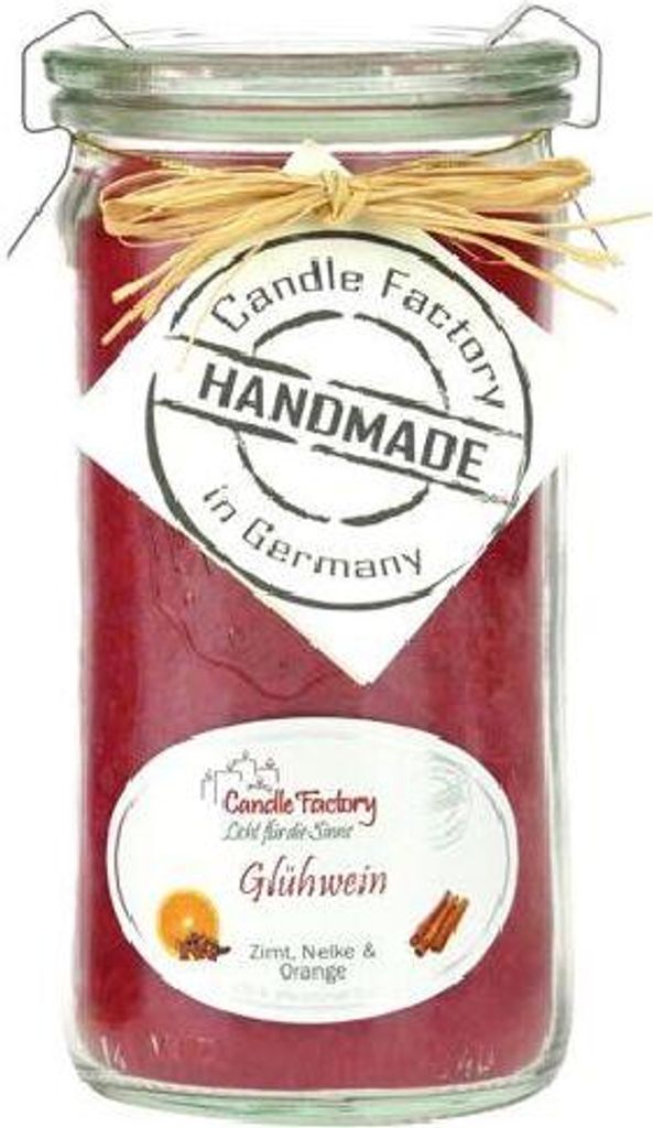 Candle Factory Mini Jumbo Glühwein Duftkerze Dekokerze Produktbild 