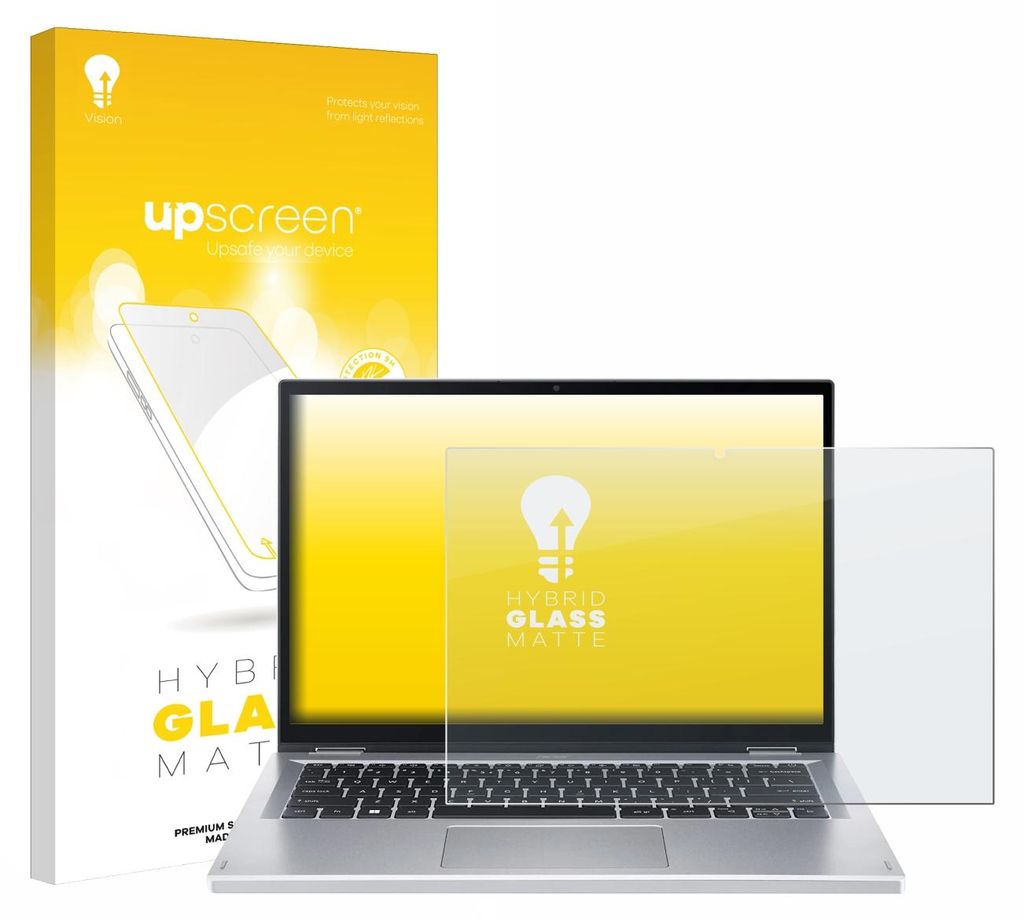 upscreen Entspiegelungs Schutzglas für Acer Aspire Go Spin 14 Schutzfolie Panzer Folie Glas Display Schutz matt