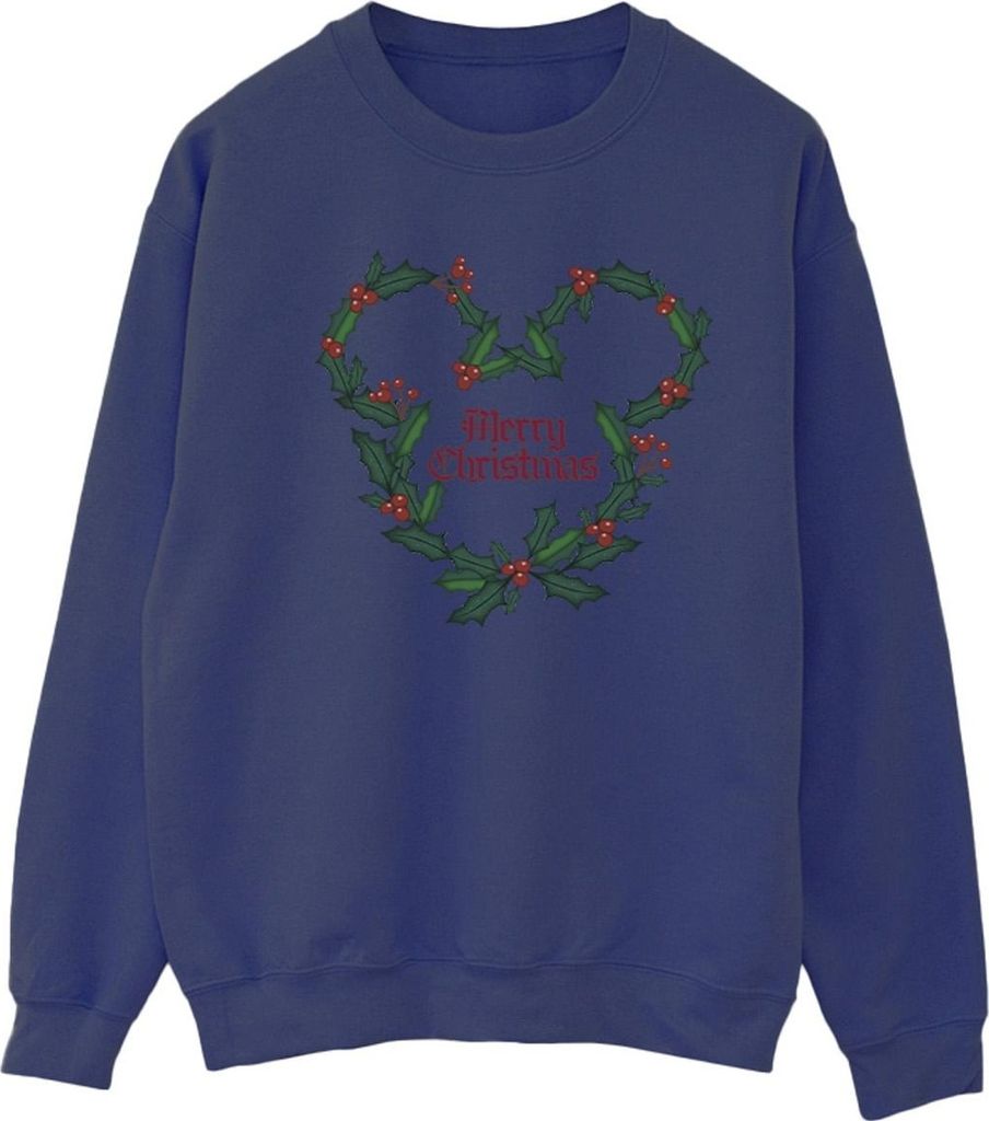 Disney - "Merry Holly" Sweatshirt für Damen BI28871 (XXL) (Marineblau)