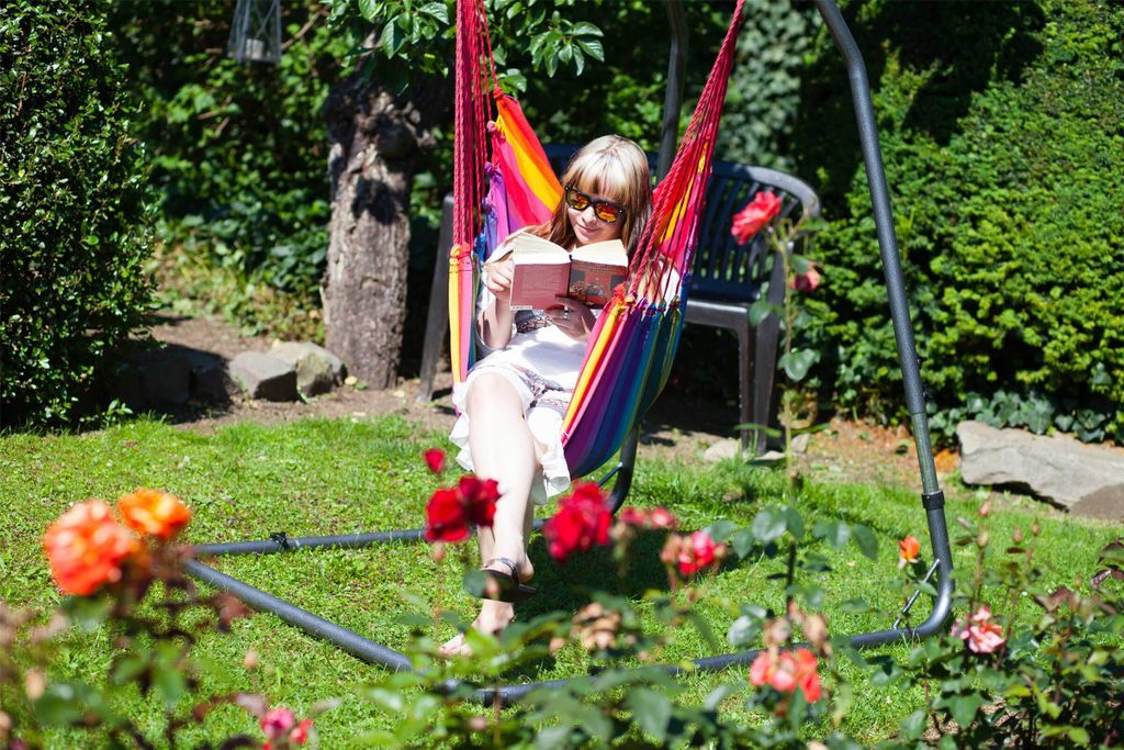 Hängesessel Hängesitz RELAX, handgewobene Baumwolle Produktbild 