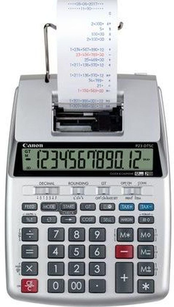Canon P23-DTSC, Desktop, Kalkulator z funkcją druku, 12 Zdjęcie produktu 